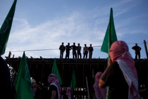 Watching the parade (photo by David Shaw)