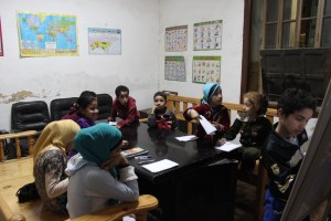 An English lesson at Mish Madrasa (photo by Patrick Keddie)